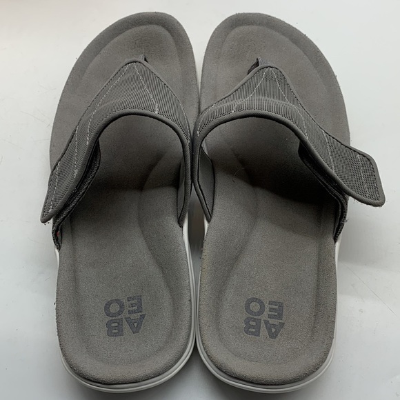 Abeo Bio system Gray White Bueey BW 0481 Flio Flop Thong Sz 7.5N. FFT0489F - Picture 5 of 8